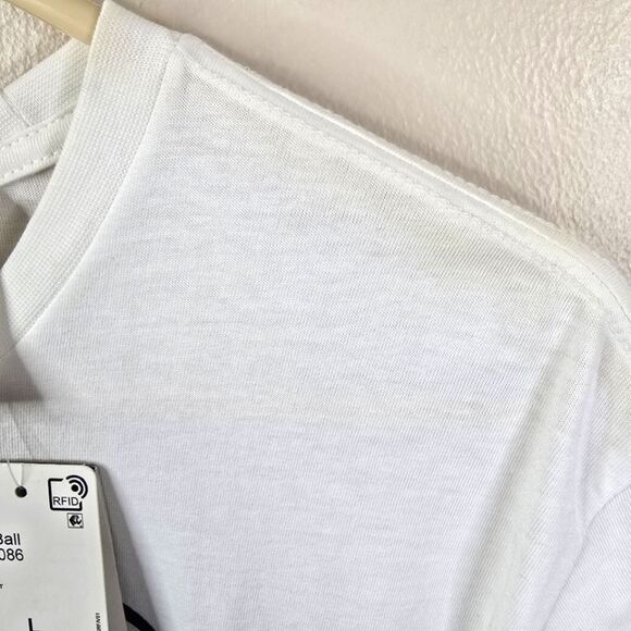 NEW Adidas Mens Short Sleeve 2018 Russia World Cup Telstar Matchball Tee Large - Picture 7 of 8